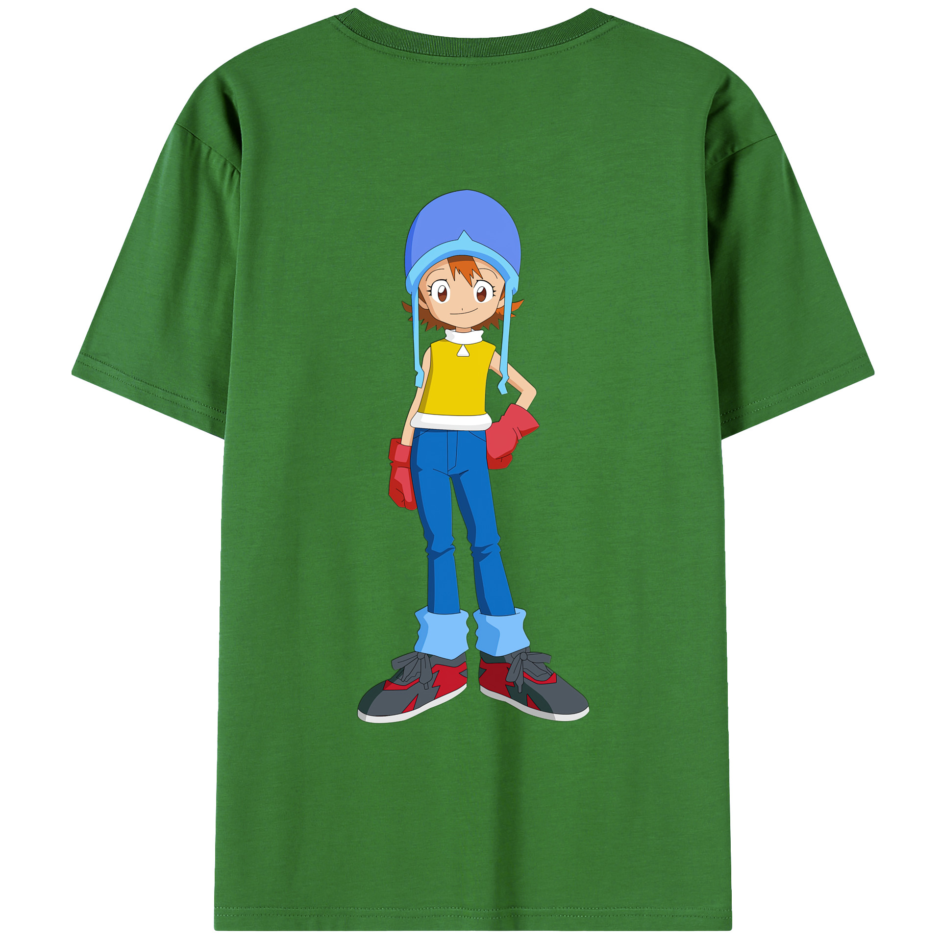 （画像用） Digimon デジタルモンスター/デジモン レディース半袖Tシャツ(バックプリント)
